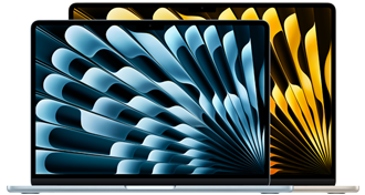 MacBook Air 13 pouces et MacBook Air 15 pouces