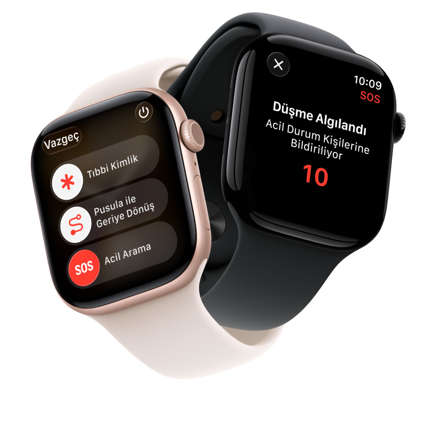 Apple Watch Series 11, ekranda güvenlik özellikleri: tıbbi kimlik, pusula ile geriye dönüş, acil arama