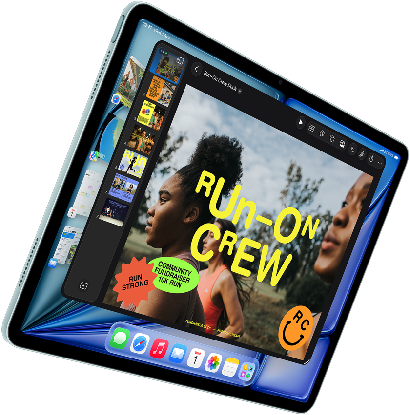 Blue iPad Air