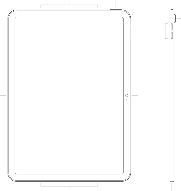 زر iPad ومواقع الموصل