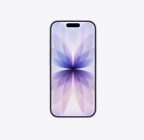 iPhone 17, Vorderseite, Farbe Lavendel, Dynamic Island mittig oben