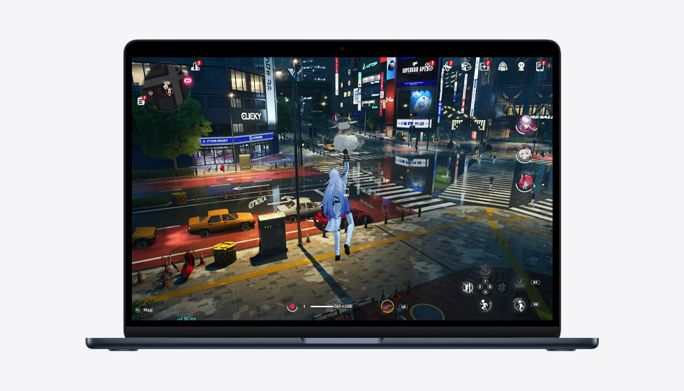 شاشة MacBook Air تعرض تجربة لعب لإظهار قدرات شريحة M5‏