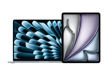 MacBook Air a iPad vedle sebe